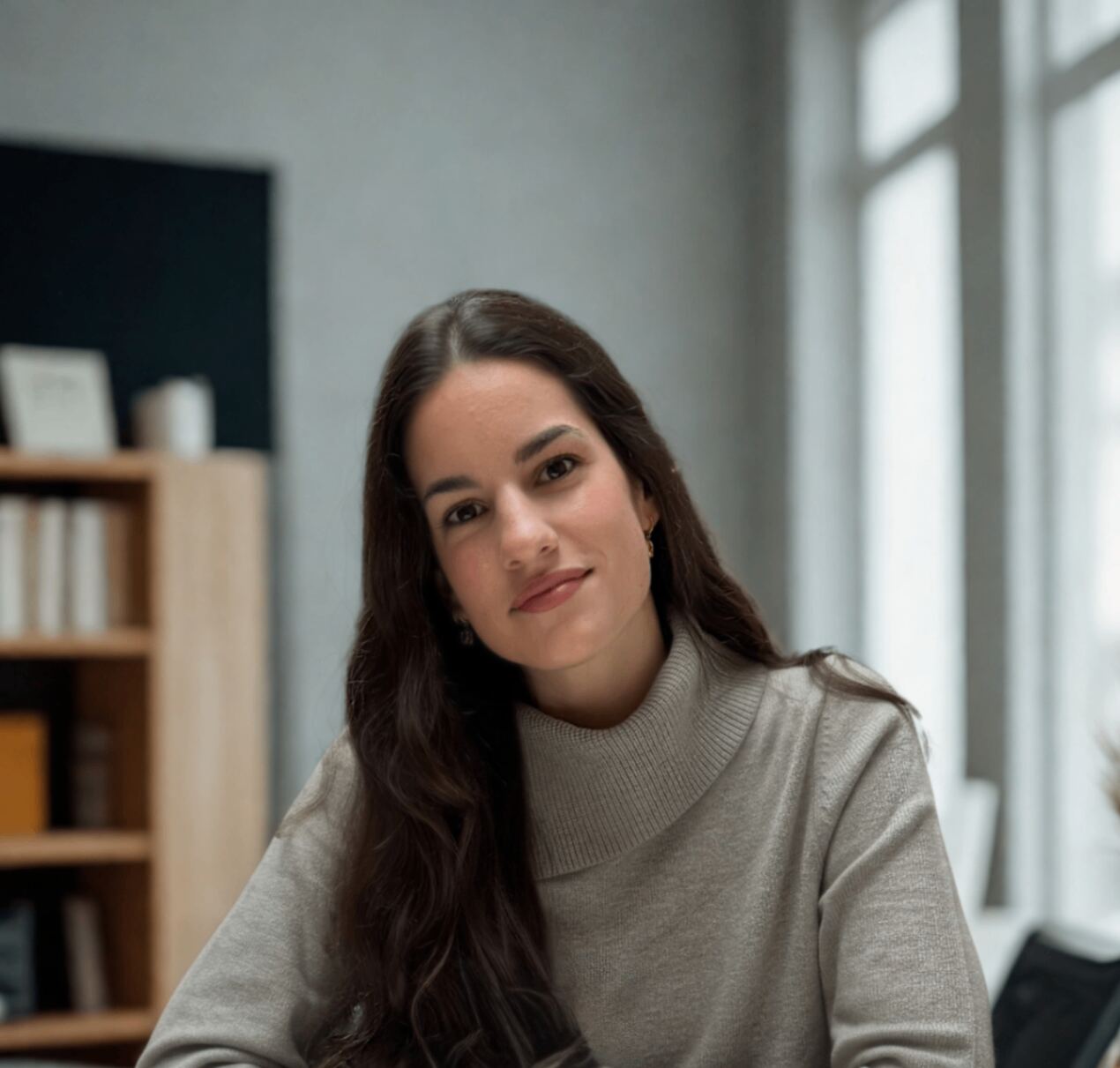Retrato de Alicia León, psicóloga sanitaria